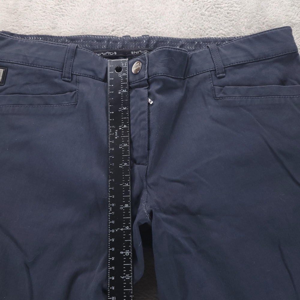 Equiline Pants Womens IT 52 Blue G Zone Riding Jegging Breeches Grip Pockets - Picture 8 of 11